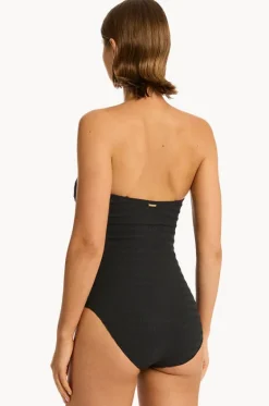 Palisades Vee Bandeau One Piece|Sea Level New