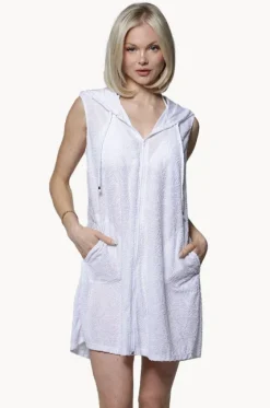 Palms Terry Sleeveless Zip Hoodie|J.valdi Hot