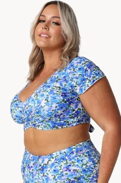 Pansy Frill Wrap Bra|Capriosca Sale