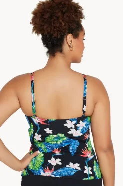 Paradise Cross Over Tankini Separate|Genevieve Online