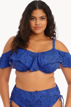 Pebble Cove G Cup Underwire Frill Bra|Elomi Swimwear