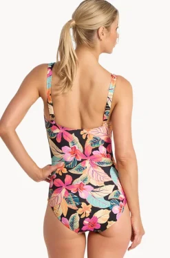 Phuket F/g Cup Multi Ruched One Piece|Jantzen New