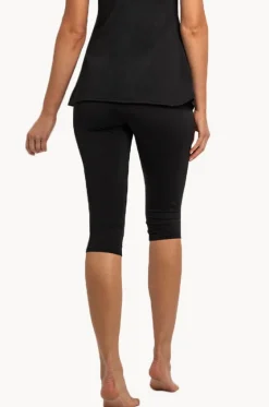 Plain Capri Swim Pant|Poolproof Best