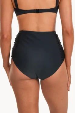 Plain Gathered High Waist Pant|Base Swim Best