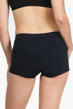Plain High Waisted Boyleg|Base Swim Outlet