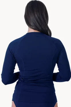 Plain Long Sleeve Suntop|Base Swim Outlet