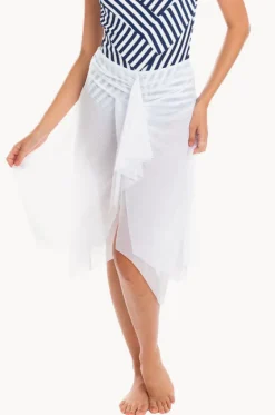 Plain Mesh Frill Skirt|Togs Swimwear Sale
