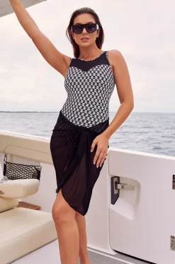 Plain Mesh Sarong|Togs Swimwear Discount