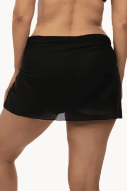 Plain Mesh Short Sarong|Capriosca Sale