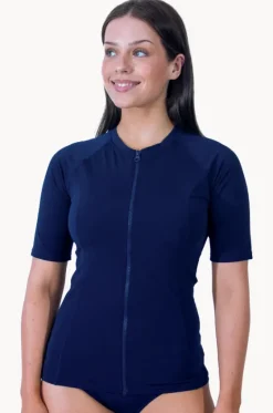 Plain Short Sleeve Suntop|Base Swim Sale