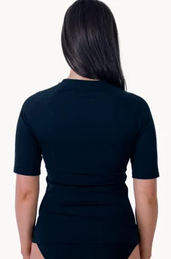 Plain Short Sleeve Suntop|Base Swim Online