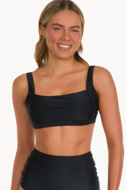 Plain Square Neck Crop|Base Swim Outlet