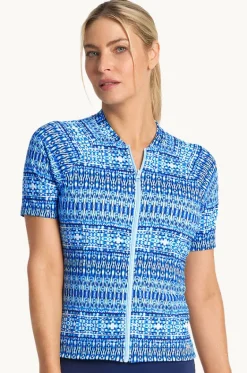 Portugal Short Sleeve Suntop|Jantzen Hot