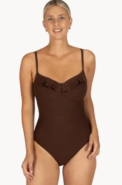 Positano D/DD Cup Frill One Piece|Baku Outlet