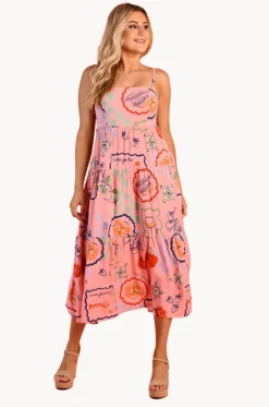 Positano Picnic Ellie Midi Dress|Go Girl Hot
