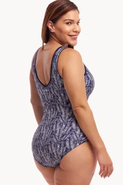 Pressure Palm DD/E Cup Zip Front One Piece|Funkita Sale