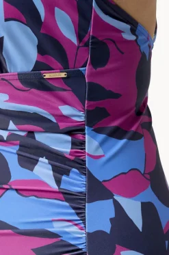 Printed Shaping V Neck One Piece|Speedo New