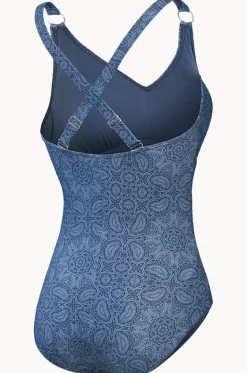 Printed Shaping V Neck One Piece|Speedo Clearance