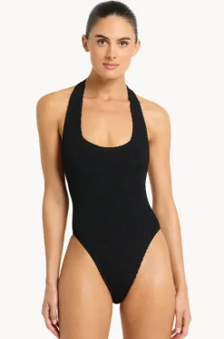 Recycled Ava Halter One Piece|Bond-eye Sale