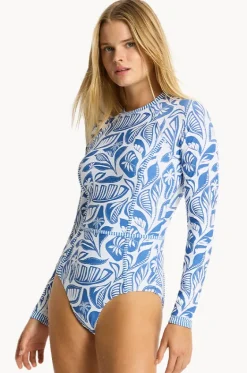 Reef Long Sleeve Sunsuit|Sea Level Best
