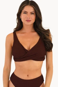 Retro Deco DD/E Cup Wrap Front Bra|Moontide Sale