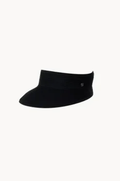 Ribbon Wide Brim Visor|Cherry Red