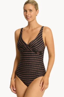 Riptide Cross Front One Piece|Sea Level Discount