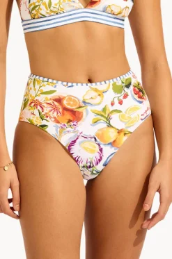 Riviera Coast High Waisted Pant|Seafolly Clearance