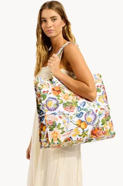 Riviera Coast Tote Bag|Seafolly Online