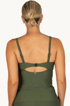 Rococco F/G Cup Lace Up Tankini Separate|Baku Discount