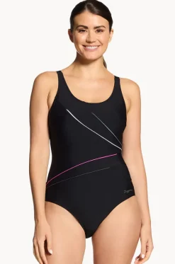 Safari Leaf Macmaster Adjustable Scoopback One Piece|Zoggs Online