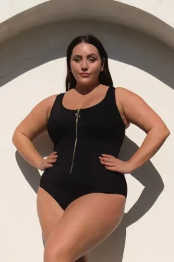 Sculpt Fuseli Zip Front One Piece|Artesands Online