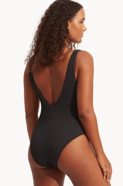 Sea Dive Deep V Neck One Piece|Seafolly Discount