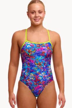 Sea Life Single Strap One Piece|Funkita Clearance