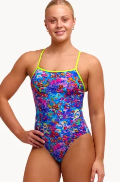 Sea Life Single Strap One Piece|Funkita Clearance