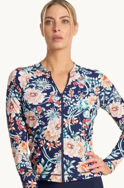 Select Floral Long Sleeve Suntop|Jantzen Best