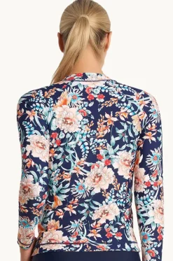 Select Floral Long Sleeve Suntop|Jantzen Best