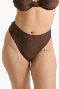 Shimmer High Leg Brief|Raq Apparel Clearance