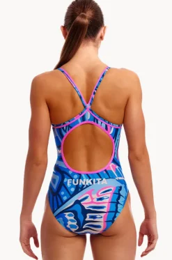 Soaring Hi Diamond Back One Piece|Funkita Sale