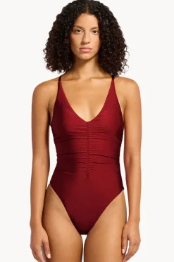 Sol Shine Plunge One Piece|Jets
