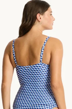 Solara Cross Front Tankini Separate|Sea Level