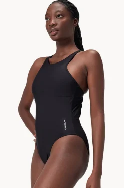 Solid High Neck One Piece|Speedo Clearance