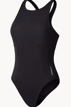Solid High Neck One Piece|Speedo Clearance