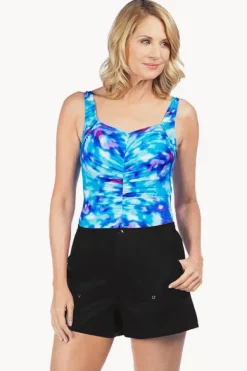 Solid Plus Size Boardshort|Maxine