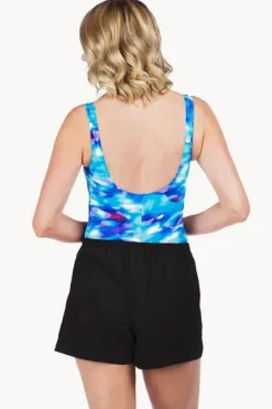 Solid Plus Size Boardshort|Maxine