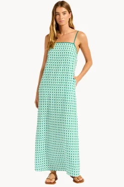 Sorrento Bandeau Trim Maxi Dress|Seafolly Sale