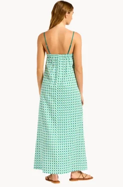 Sorrento Bandeau Trim Maxi Dress|Seafolly Sale
