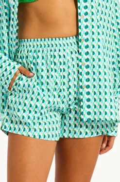 Sorrento Elasticated Waist Short|Seafolly Clearance