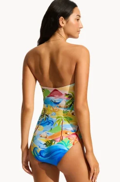 South Pacific Bandeau One Piece|Seafolly Best