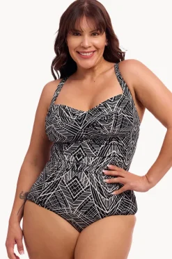Space Signals DD/E Cup Twist Front One Piece|Funkita Discount